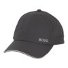 ボス BOSS　タフタ キャップ レーザーカット ドットパターン キャップ 50533357 027 DarkGrey DarkGrey
