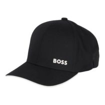 ボス BOSS　ロゴプリント コットンツイル キャップ 50519219 002　Black