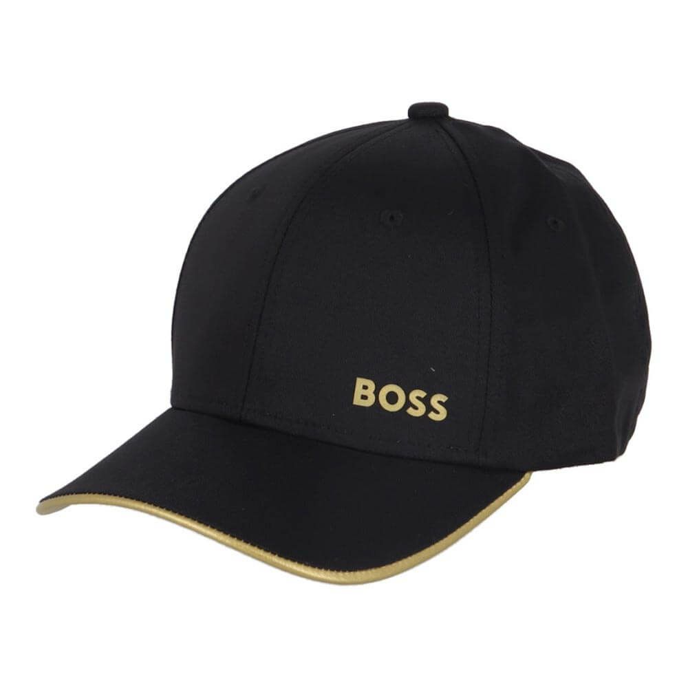 ボス BOSS　ロゴプリント コットンツイル キャップ 50519219 711 Gold Gold