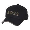 ボス BOSS　エンブロイダリー ロゴ キャップ 50519247 004 Black Black
