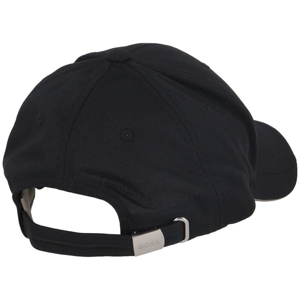 ボス BOSS　エンブロイダリー ロゴ キャップ 50519247 004 Black Black 画像3