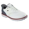 スケッチャーズ SKECHERS　GO GOLF スリップインズ プレステージ SL メンズ スパイクレス ゴルフシューズ 214126　2025年モデル ナチュラル/グレー（NTGY）