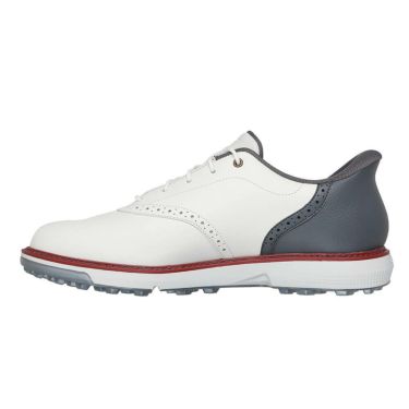 スケッチャーズ SKECHERS　GO GOLF スリップインズ プレステージ SL メンズ スパイクレス ゴルフシューズ 214126　2025年モデル ナチュラル/グレー（NTGY） 詳細2