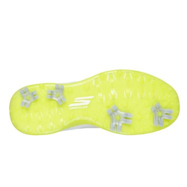 スケッチャーズ SKECHERS　GO GOLF スリップインズ ブレード GF メンズ スパイクレス ゴルフシューズ 214090　2025年モデル ホワイト/イエロー（WYL） 詳細3