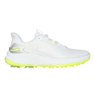 スケッチャーズ SKECHERS　GO GOLF スリップインズ ブレード GF メンズ スパイクレス ゴルフシューズ 214090　2025年モデル ホワイト/イエロー（WYL） 詳細4