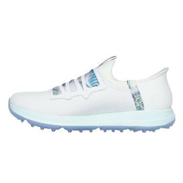 スケッチャーズ SKECHERS　GO GOLF スリップインズ エリート ファイブ レディース スパイクレス ゴルフシューズ 123062　2025年モデル ホワイト/マルチ（WMLT） 詳細2