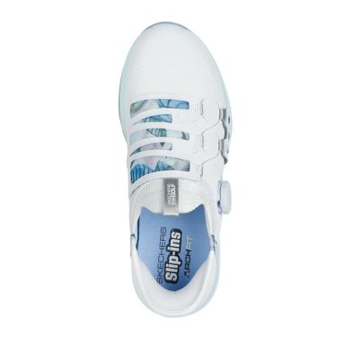 スケッチャーズ SKECHERS　GO GOLF スリップインズ エリート ファイブ レディース スパイクレス ゴルフシューズ 123062　2025年モデル ホワイト/マルチ（WMLT） 詳細5