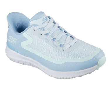 スケッチャーズ SKECHERS　GO GOLF スリップインズ フライト レディース スパイクレス ゴルフシューズ 123131 LTBL　2025年モデル ライトブルー（LTBL）