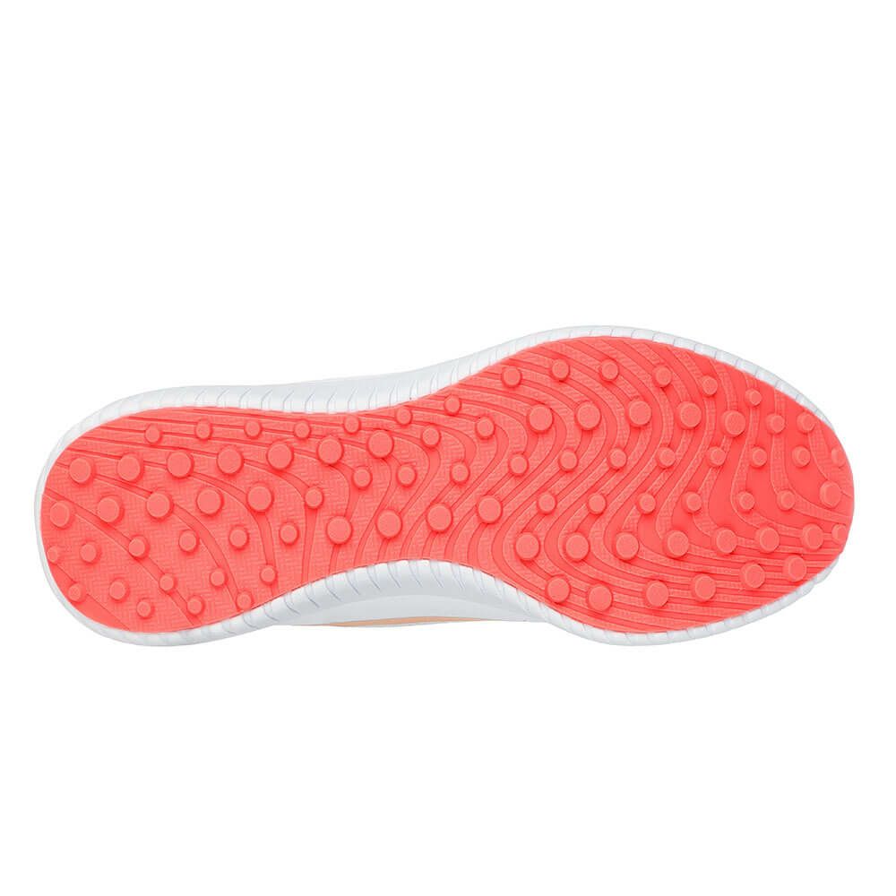 スケッチャーズ SKECHERS　GO GOLF スリップインズ フライト レディース スパイクレス ゴルフシューズ 123131 WCRL　2025年モデル ホワイト/コーラル（WCRL） 詳細3