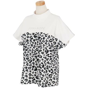 ジュン アンド ロペ JUN ＆ ROPE　レディース バイカラー 半袖 モックネック プルオーバー ERM35100　2025年モデル 詳細5