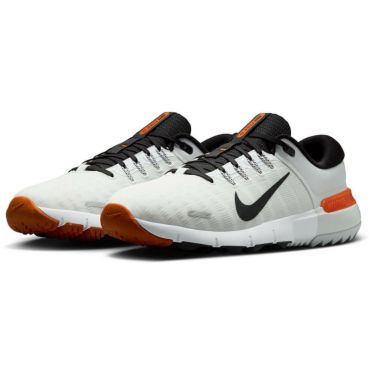 ナイキ NIKE　フリー ゴルフ スパイクレス ゴルフシューズ FN0332 103 ホワイト/オレンジ/ブラック
