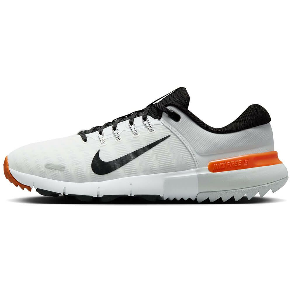 ナイキ NIKE　フリー ゴルフ スパイクレス ゴルフシューズ FN0332 103 ホワイト/オレンジ/ブラック 詳細1