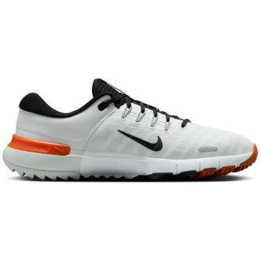 ナイキ NIKE　フリー ゴルフ スパイクレス ゴルフシューズ FN0332 103 ホワイト/オレンジ/ブラック 詳細3