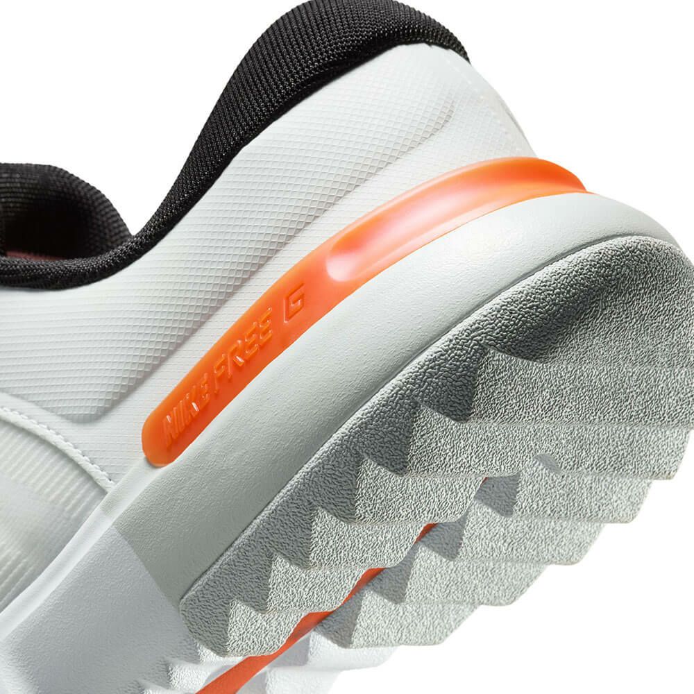 ナイキ NIKE　フリー ゴルフ スパイクレス ゴルフシューズ FN0332 103 ホワイト/オレンジ/ブラック 詳細7