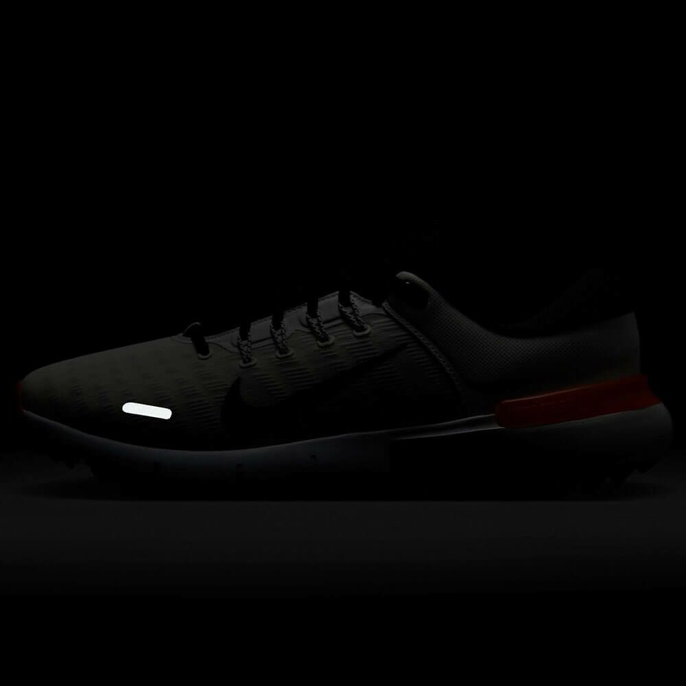 ナイキ NIKE　フリー ゴルフ スパイクレス ゴルフシューズ FN0332 103 ホワイト/オレンジ/ブラック 詳細8