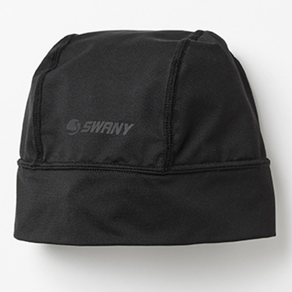 スワニー SWANY　POLYGIENE HELMET INNER ヘルメットインナー BLACK 2024-2025
