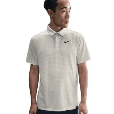 ナイキ NIKE　メンズ Dri-FIT 半袖 ポロシャツ FZ7531 110 ペールアイボリー/ブラック　2025年モデル 詳細1