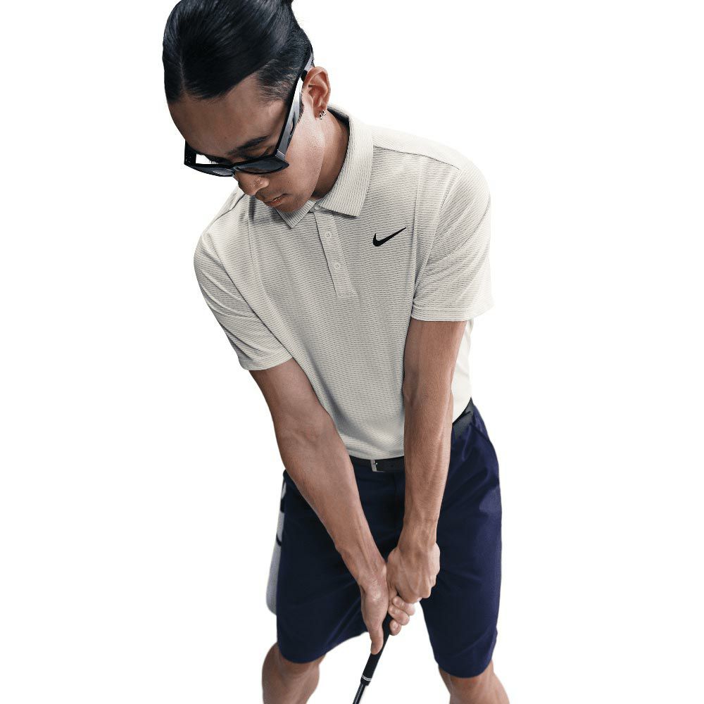 ナイキ NIKE　メンズ Dri-FIT 半袖 ポロシャツ FZ7531 110 ペールアイボリー/ブラック　2025年モデル 詳細5