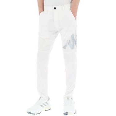 カッパ Kappa　メンズ ロングパンツ 615-307 WT　2025年モデル ホワイト 詳細2
