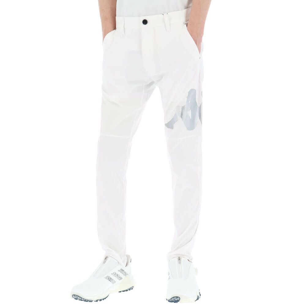 カッパ Kappa　メンズ ロングパンツ 615-307 WT　2025年モデル ホワイト 詳細2