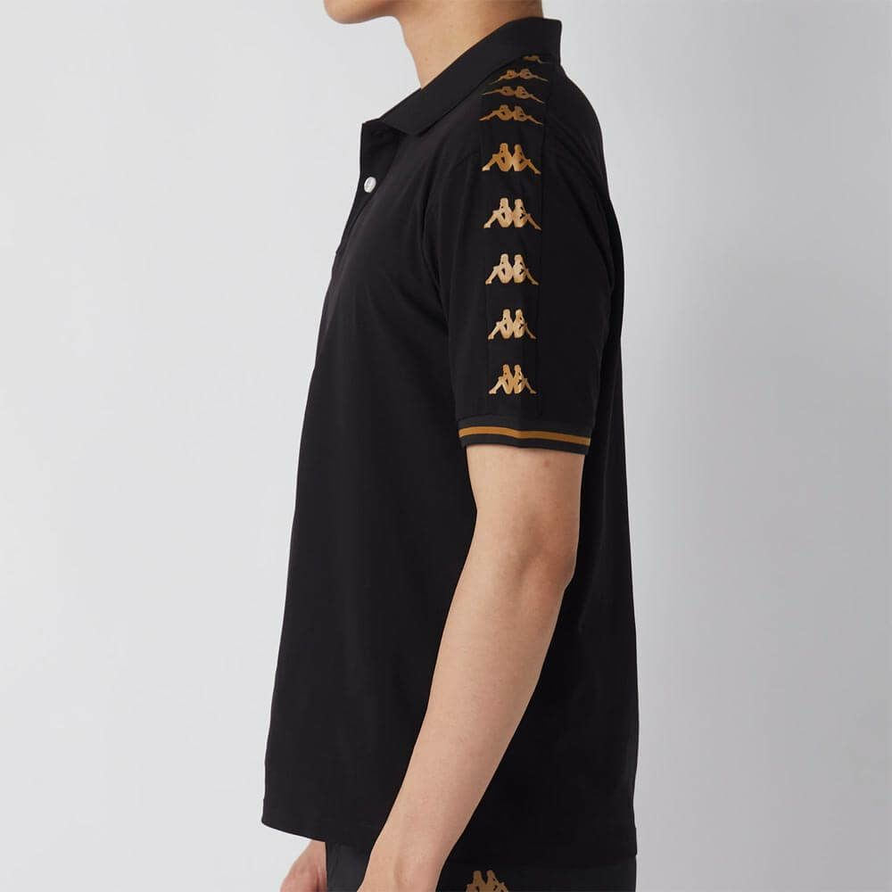 カッパ Kappa　メンズ 半袖 ポロシャツ 615-606 BK　2025年モデル 詳細2