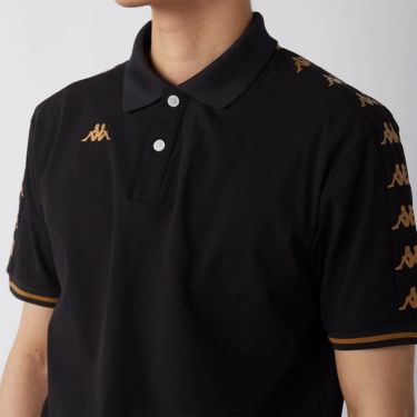 カッパ Kappa　メンズ 半袖 ポロシャツ 615-606 BK　2025年モデル 詳細3