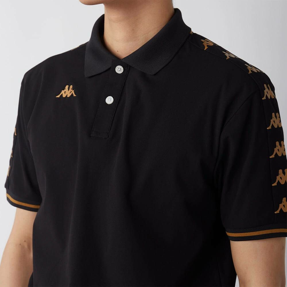 カッパ Kappa　メンズ 半袖 ポロシャツ 615-606 BK　2025年モデル 詳細3