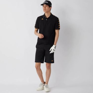 カッパ Kappa　メンズ 半袖 ポロシャツ 615-606 BK　2025年モデル 詳細4