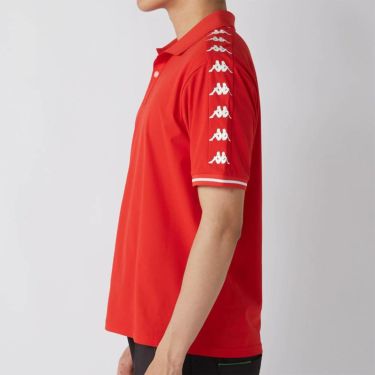 カッパ Kappa　メンズ 半袖 ポロシャツ 615-606 RD　2025年モデル 詳細2