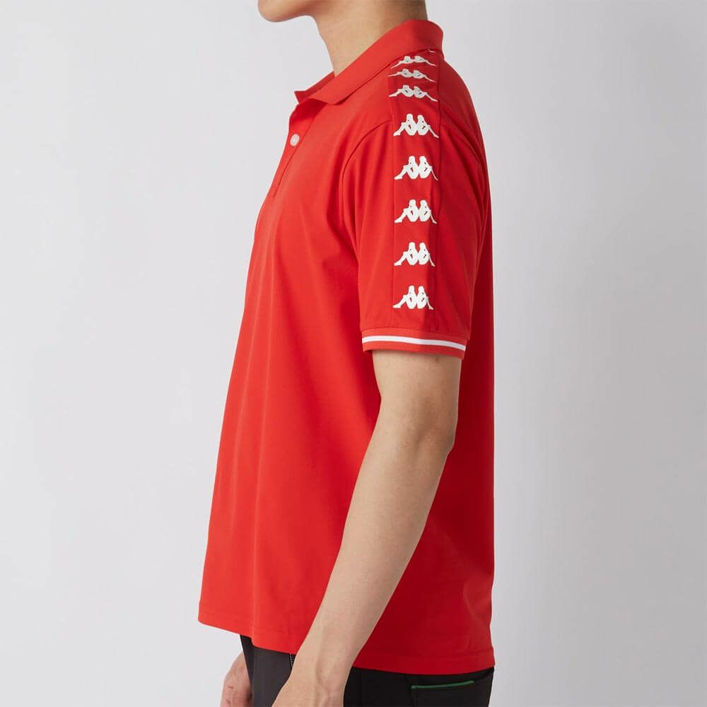 カッパ Kappa　メンズ 半袖 ポロシャツ 615-606 RD　2025年モデル 詳細2