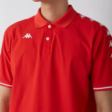カッパ Kappa　メンズ 半袖 ポロシャツ 615-606 RD　2025年モデル 詳細3