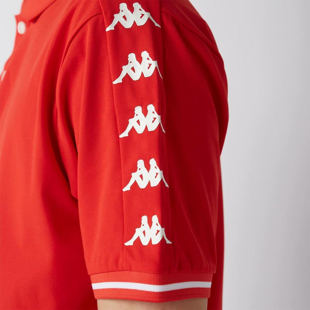 カッパ Kappa　メンズ 半袖 ポロシャツ 615-606 RD　2025年モデル 詳細4