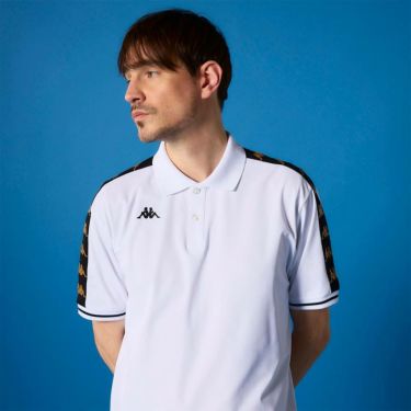 カッパ Kappa　メンズ 半袖 ポロシャツ 615-606 WT　2025年モデル 詳細1