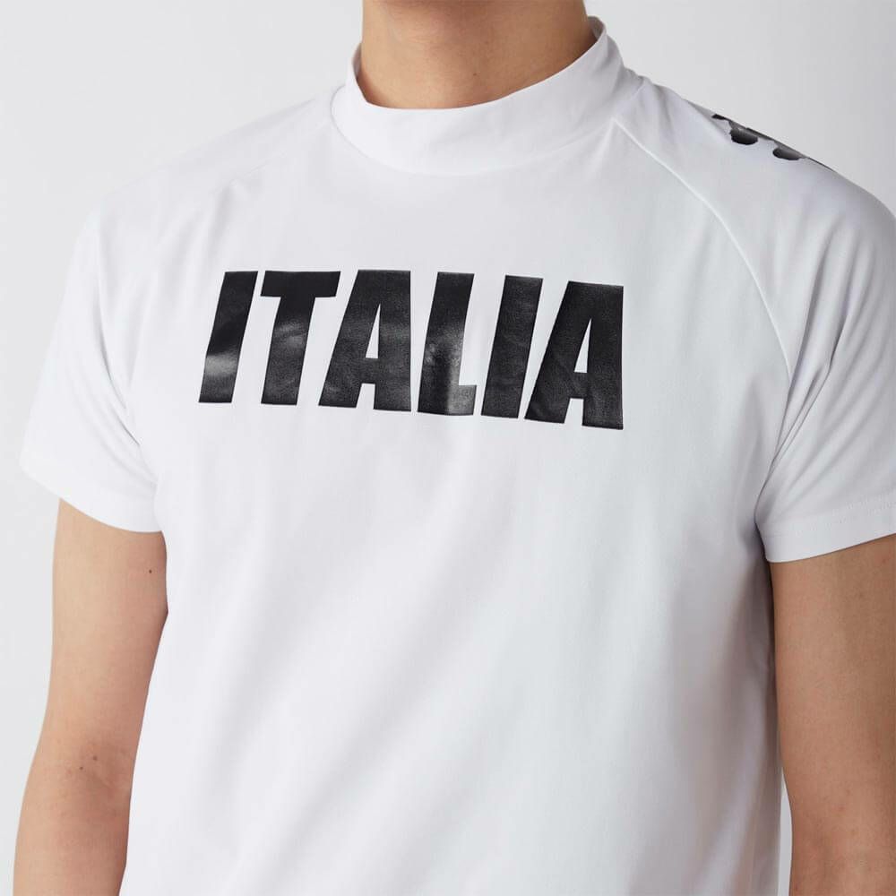 カッパ Kappa　メンズ モックネックTシャツ 615-608 WT　2025年モデル 詳細3