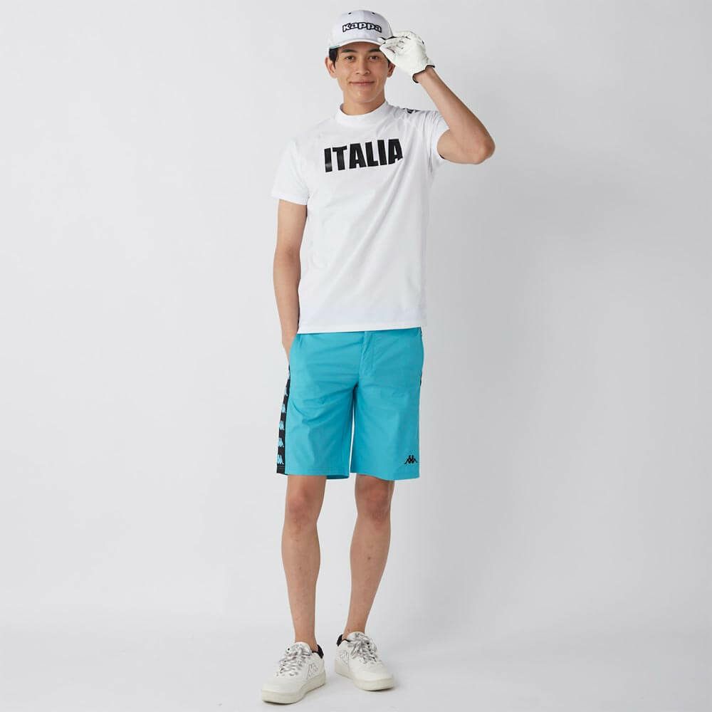 カッパ Kappa　メンズ モックネックTシャツ 615-608 WT　2025年モデル 詳細5