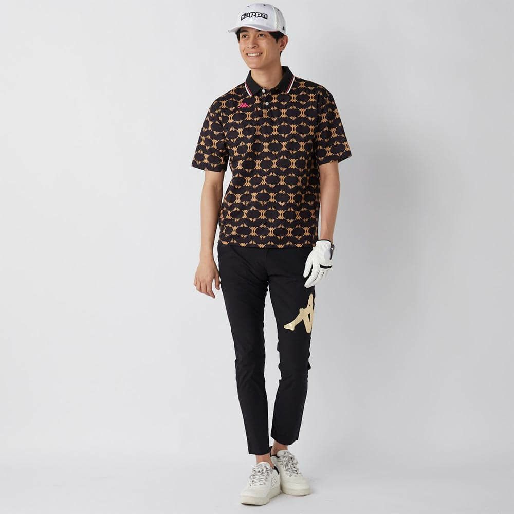 カッパ Kappa　メンズ 半袖 ポロシャツ 615-612 BK　2025年モデル 詳細4