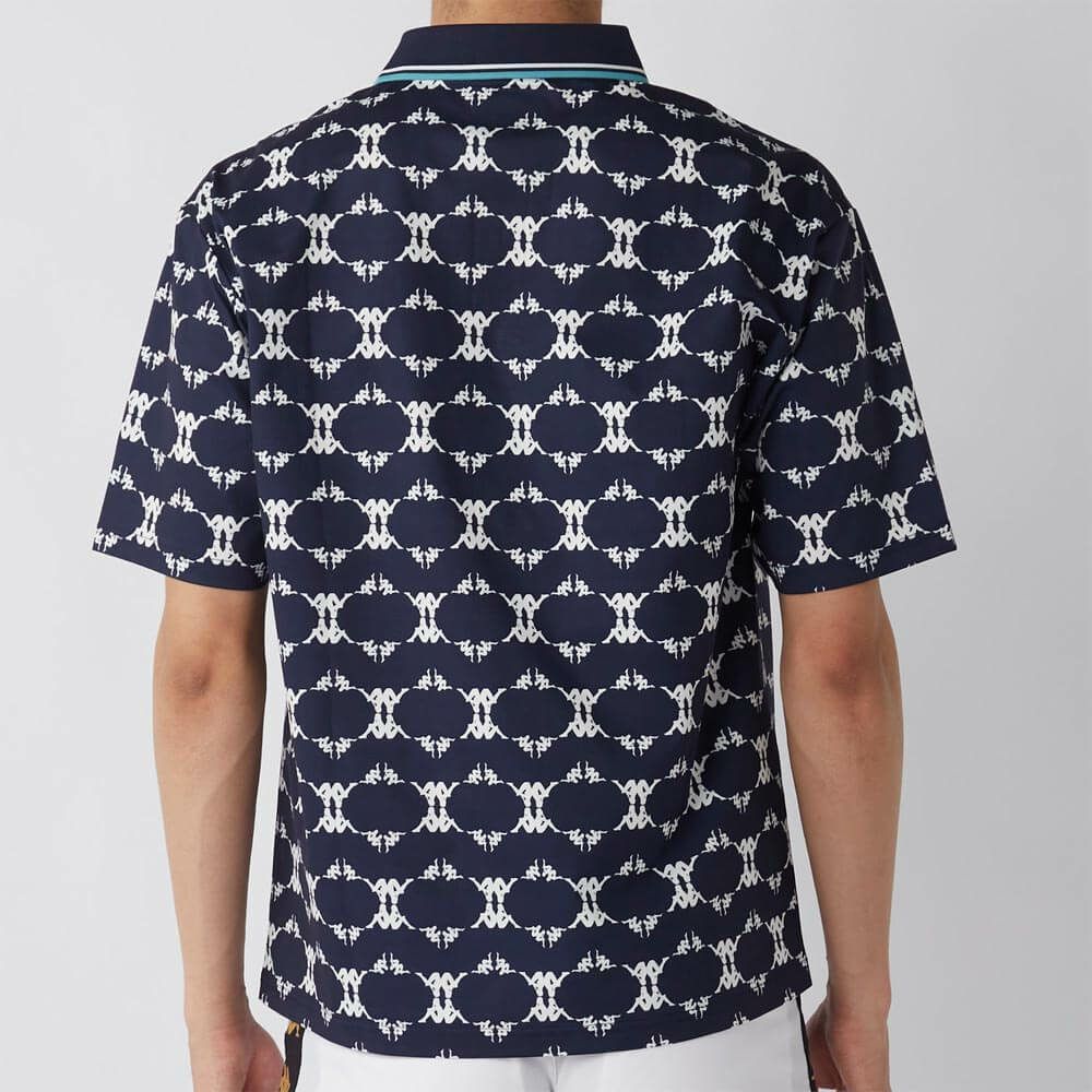 カッパ Kappa　メンズ 半袖 ポロシャツ 615-612 NV　2025年モデル 詳細1