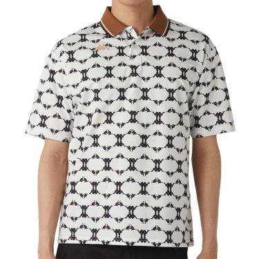 カッパ Kappa　メンズ 半袖 ポロシャツ 615-612 WT　2025年モデル ホワイト