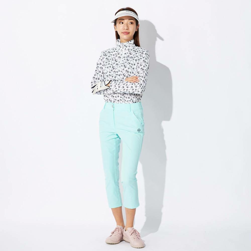 マリクレール marie claire　レディース 8WAYストレッチ 撥水 9分丈 パンツ 715-351 ブルー　2025年モデル 詳細6