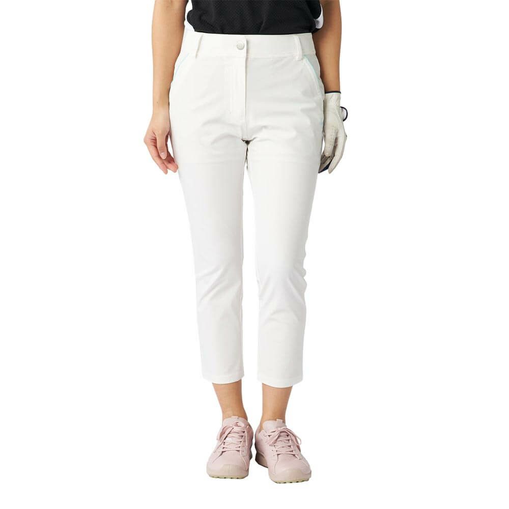 マリクレール marie claire　レディース 8WAYストレッチ 撥水 9分丈 パンツ 715-351 ホワイト　2025年モデル ホワイト