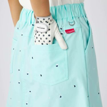 マリクレール marie claire　レディース 撥水 8WAYストレッチ レギンス一体型 スカート 715-352 ブルー　2025年モデル 詳細4