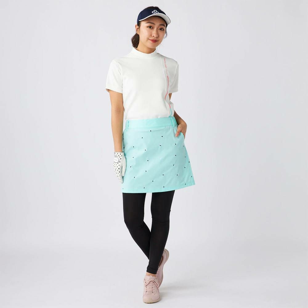 マリクレール marie claire　レディース 撥水 8WAYストレッチ レギンス一体型 スカート 715-352 ブルー　2025年モデル 詳細6