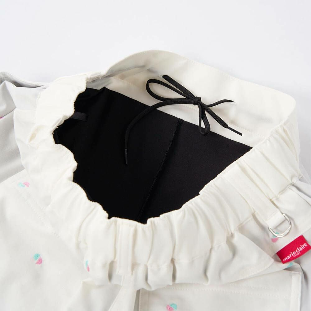 マリクレール marie claire　レディース 撥水 8WAYストレッチ レギンス一体型 スカート 715-352 ホワイト　2025年モデル 詳細6