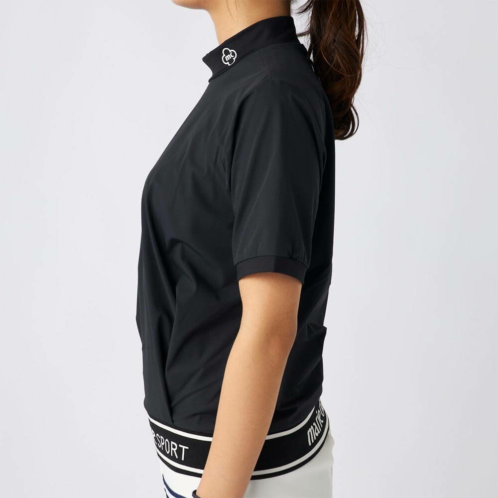 マリクレール marie claire　レディース 撥水 8WAYストレッチ 半袖 プルオーバー 715-656 ブラック　2025年モデル 詳細2