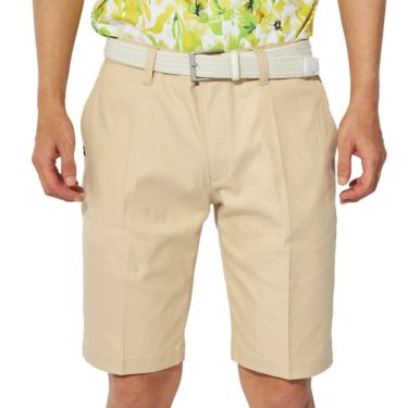 フィラ FILA　メンズ 撥水 エンボスプリント ツイル ショートパンツ 745-309 ベージュ　2025年モデル