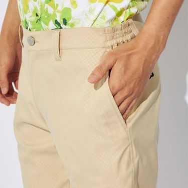 フィラ FILA　メンズ 撥水 エンボスプリント ツイル ショートパンツ 745-309 ベージュ　2025年モデル 詳細6