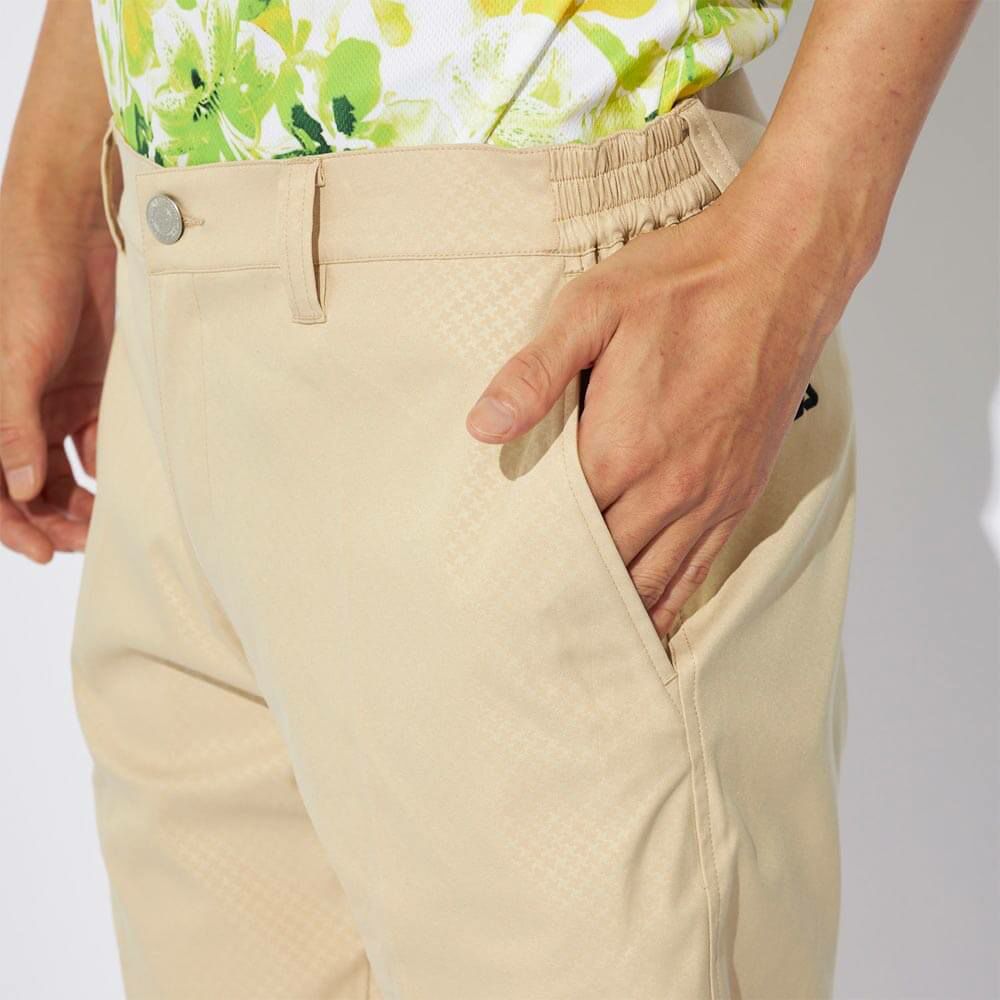 フィラ FILA　メンズ 撥水 エンボスプリント ツイル ショートパンツ 745-309 ベージュ　2025年モデル 詳細6