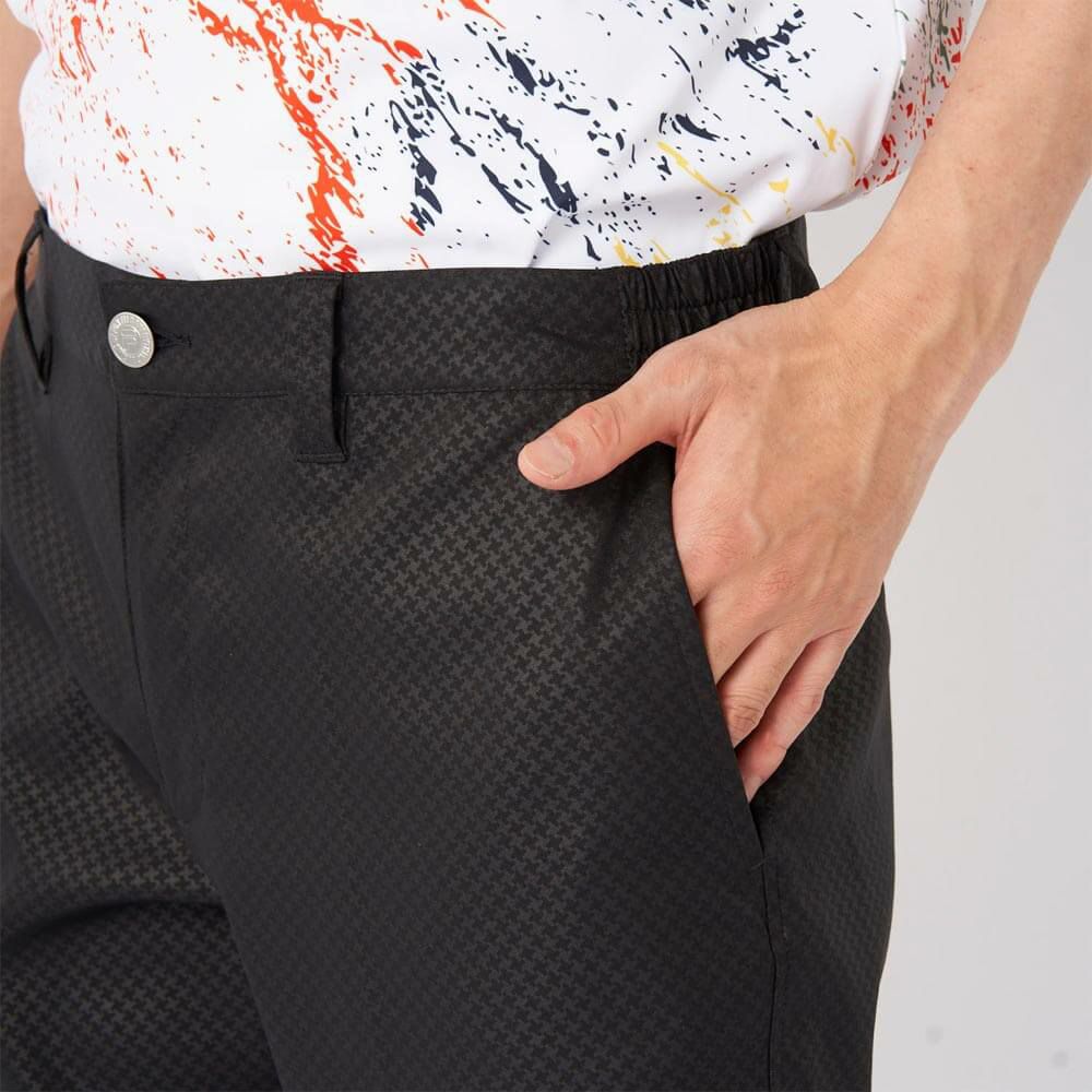 フィラ FILA　メンズ 撥水 エンボスプリント ツイル ショートパンツ 745-309 ブラック　2025年モデル 詳細6