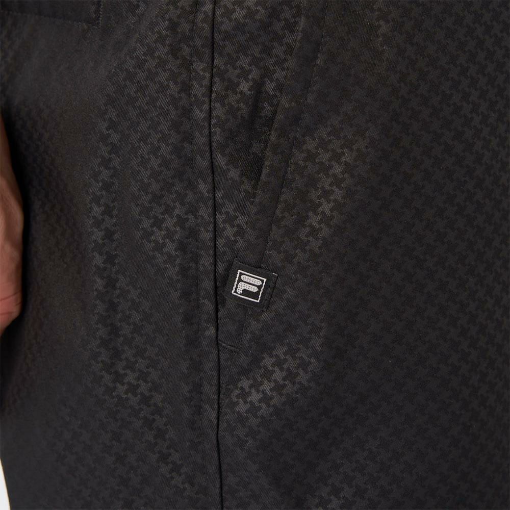 フィラ FILA　メンズ 撥水 エンボスプリント ツイル ショートパンツ 745-309 ブラック　2025年モデル 詳細7