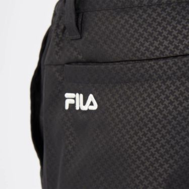 フィラ FILA　メンズ 撥水 エンボスプリント ツイル ショートパンツ 745-309 ブラック　2025年モデル 詳細8